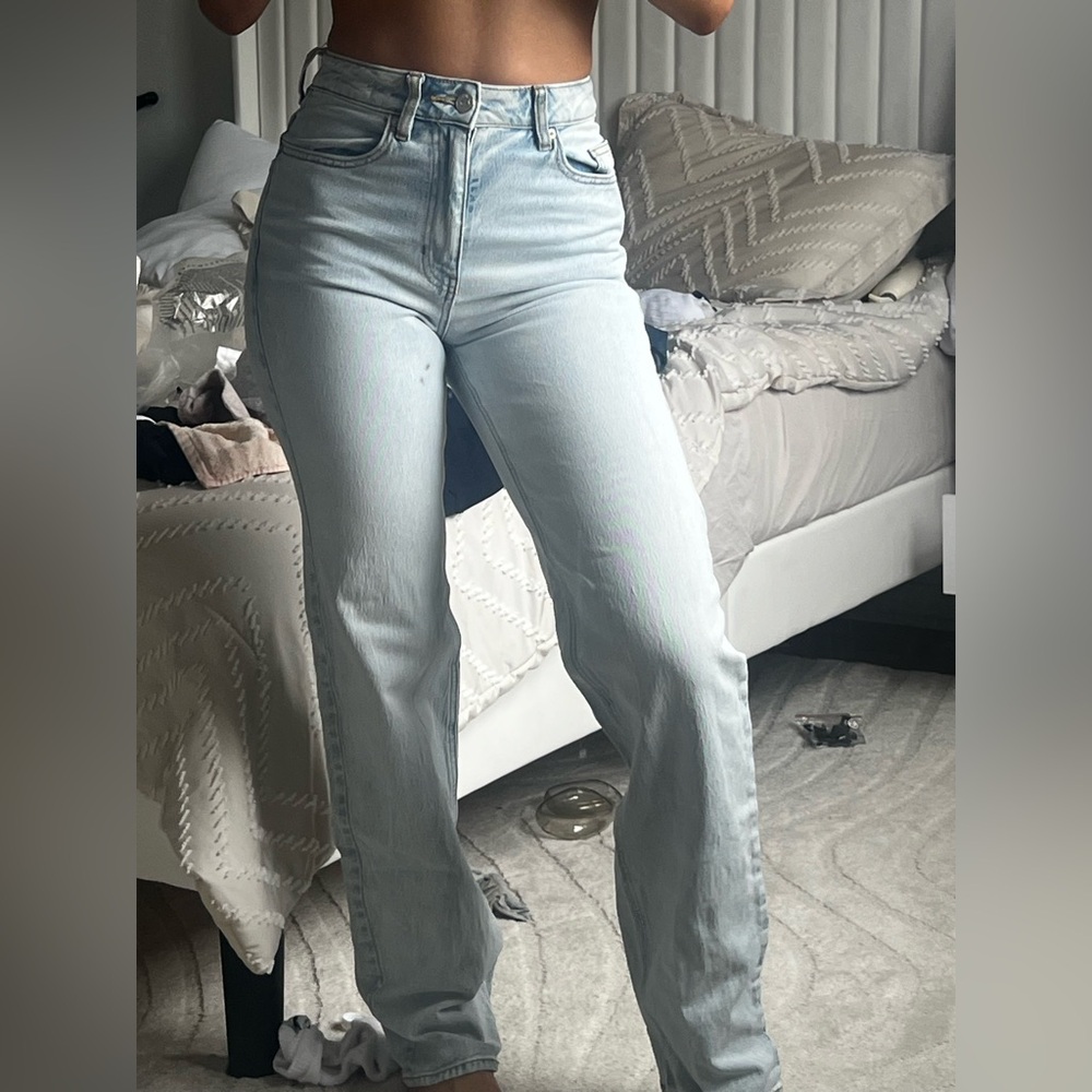 PACSUN Stretch Light Indigo 90s Boyfriend Jeans